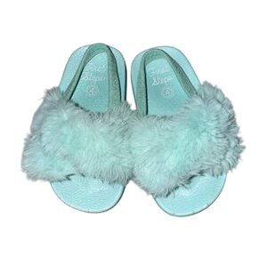 ☀️6/$20☀️ Blue Fluffy Slippers